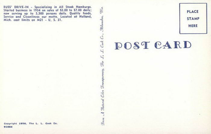 Russ - Old Postcard Photo (newer photo)